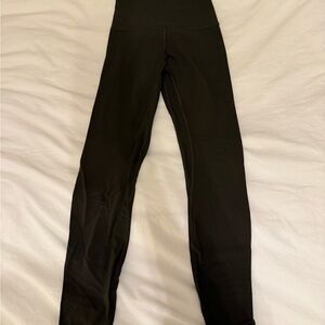 Olive green lululemon Align™ High-Rise Pant 25"